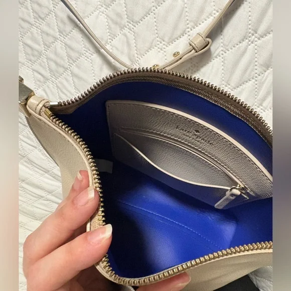 Kate Spade Cream Foster Court Pepper Crossbody Bag Purse - Picture 10 of 16